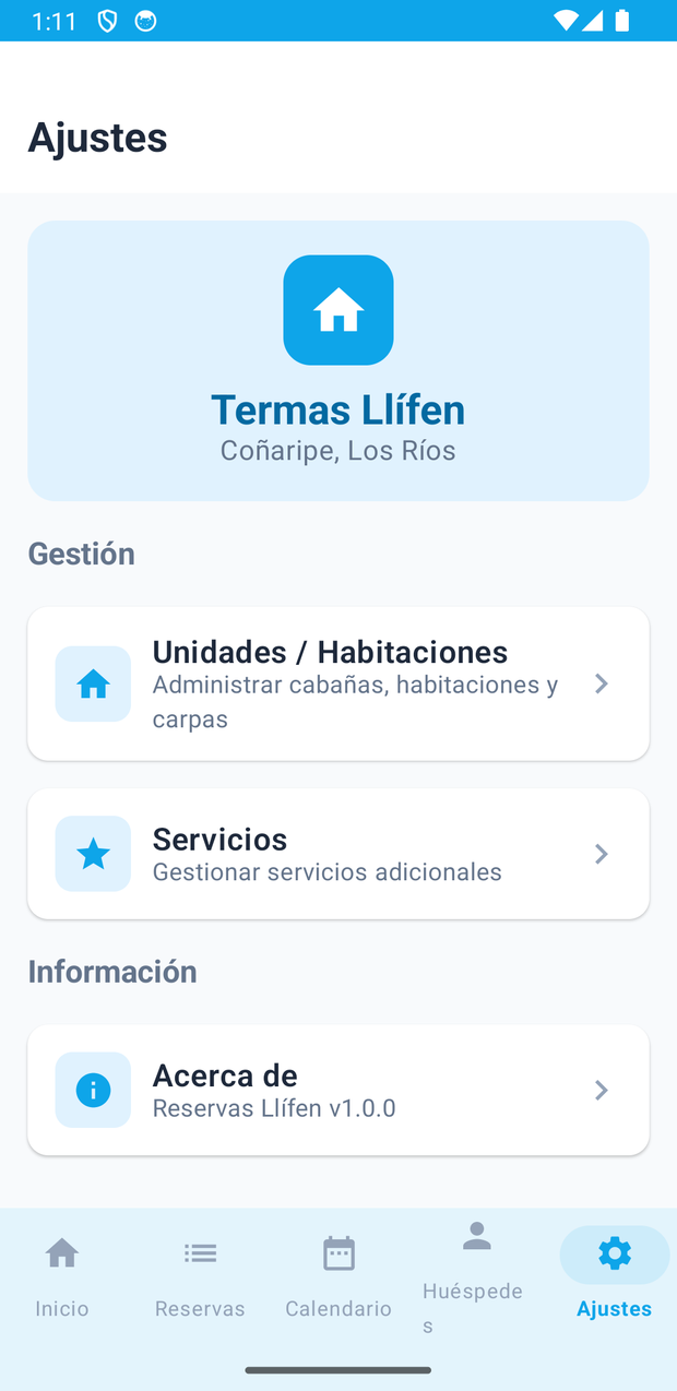 Ajustes
